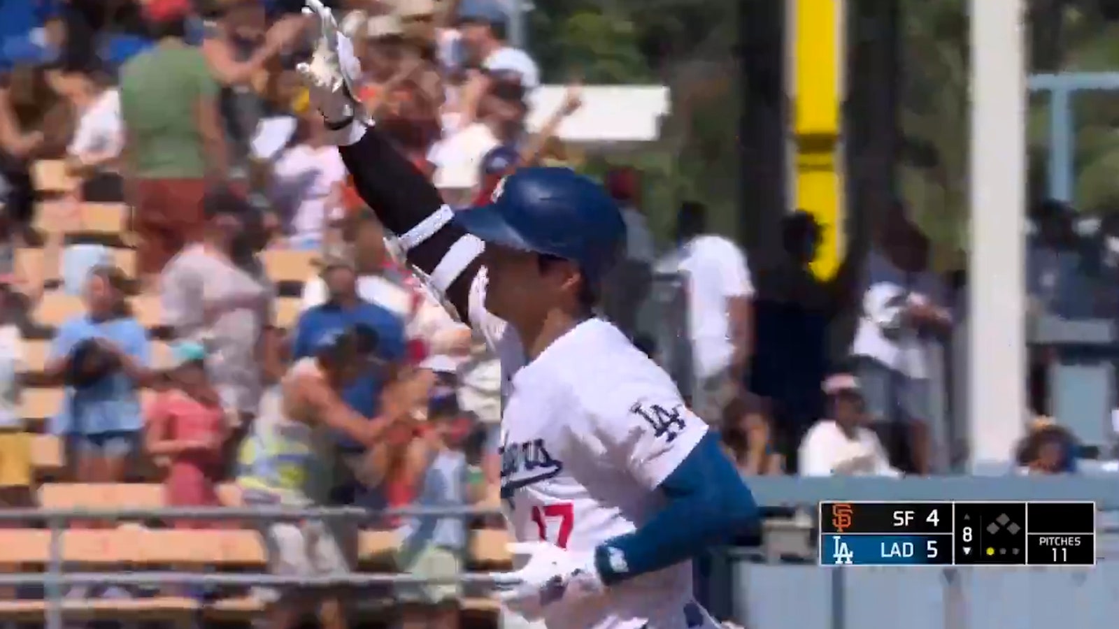 Shohei Ohtani and Nick Ahmed blast BACK-TO-BACK home runs to seal Dodgers' 6-4 victory over Giants | MLB on FOX