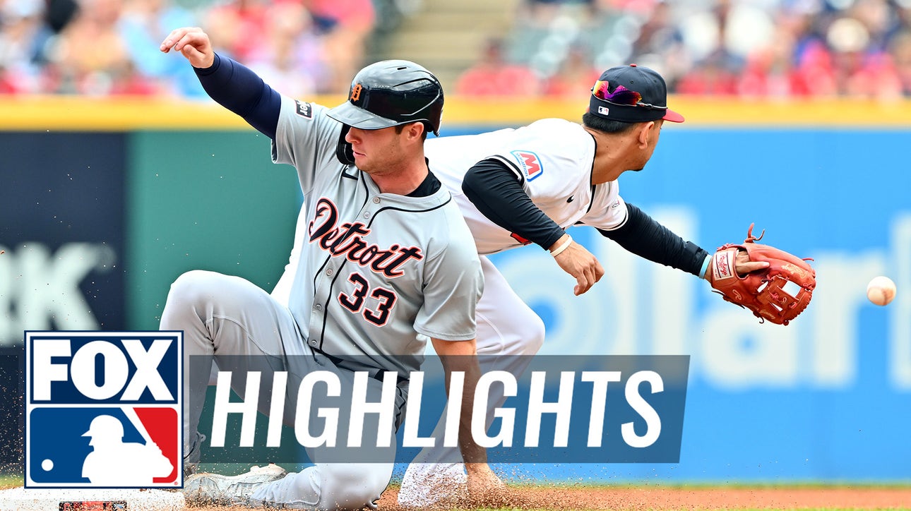 Tigers vs. Guardians Highlights | MLB on FOX
