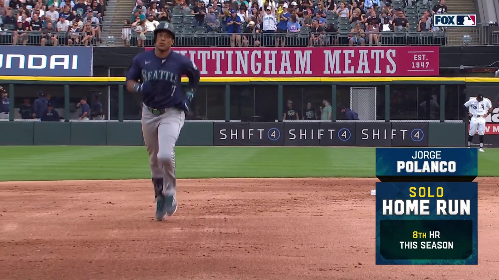 Mariners' Jorge Polanco hits a solo home run to tie the game against White Sox 