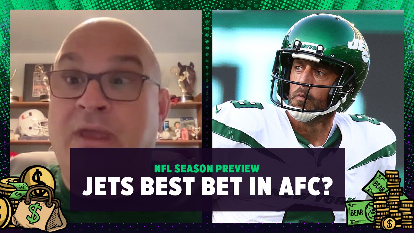 Are Aaron Rodgers and the Jets the best bet for total AFC wins?