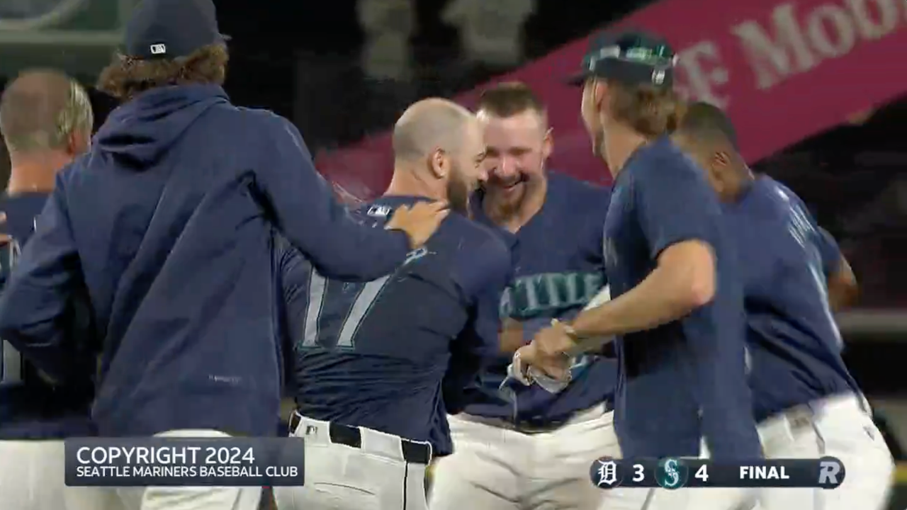 Mariners' Mitch Hainger hits a WILD walk-off double to seal the comeback and a 4-3 win vs. Tigers