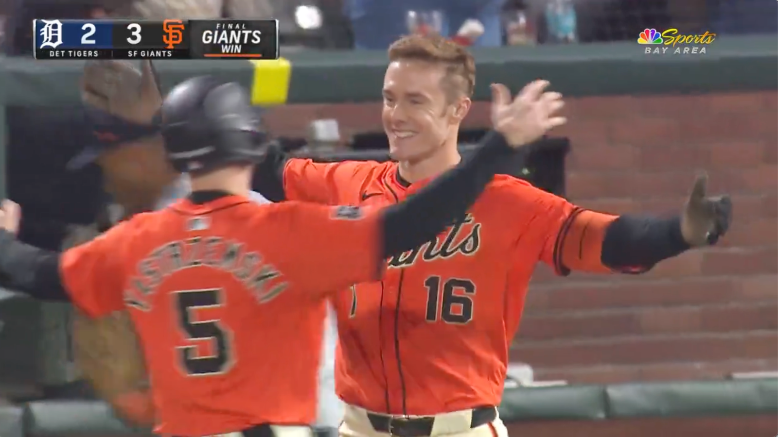 Giants' Mark Canha hits a walkoff sacrifice fly to defeat Tigers, 3-2