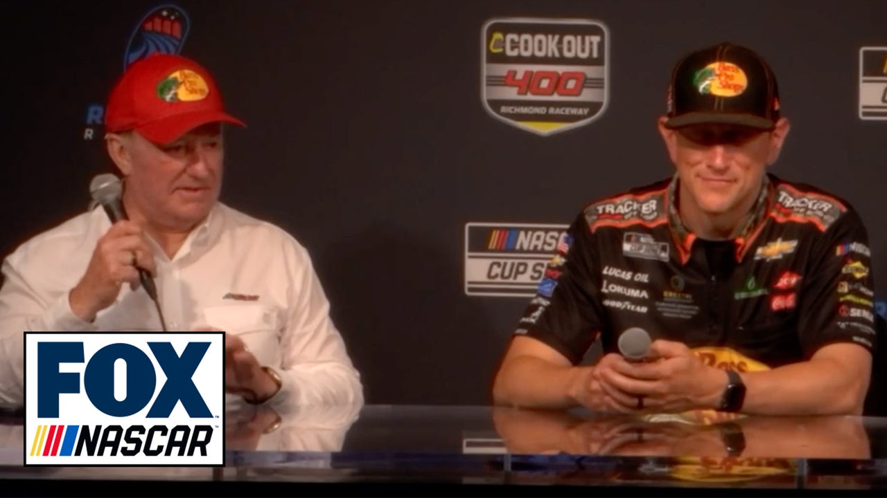 Richard Childress & Justin Alexander comment on the finish in Richmond | NASCAR on FOX