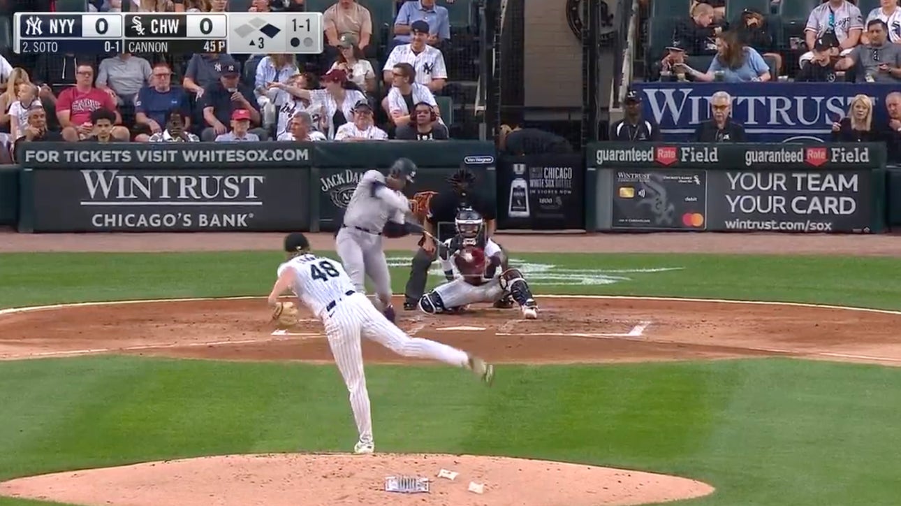 Juan Soto crushes a two-run homer to give Yankees a 2-0 lead over White Sox