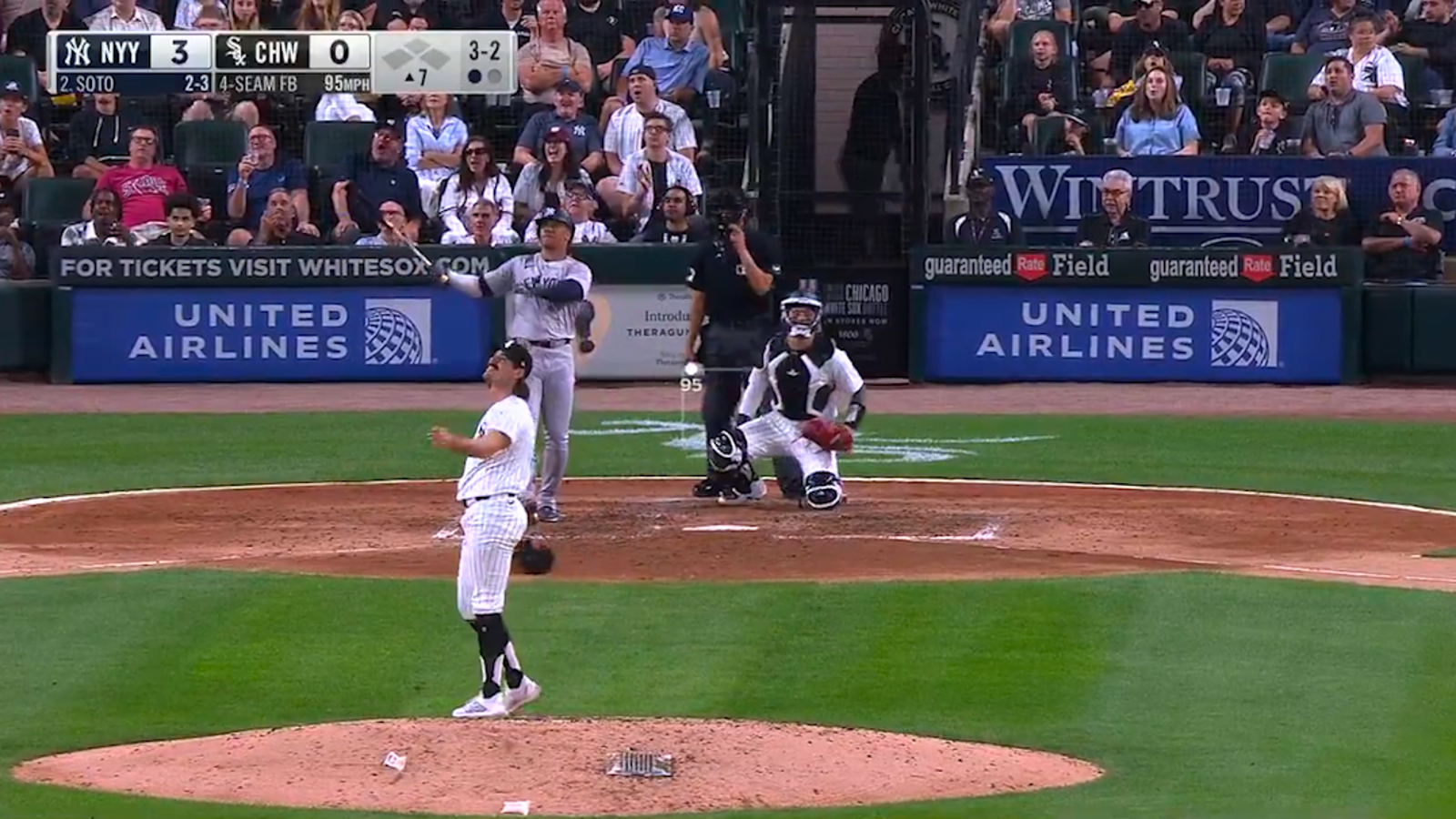 Yankees' Juan Soto goes yard AGAIN against the White Sox for his first career three-homer game