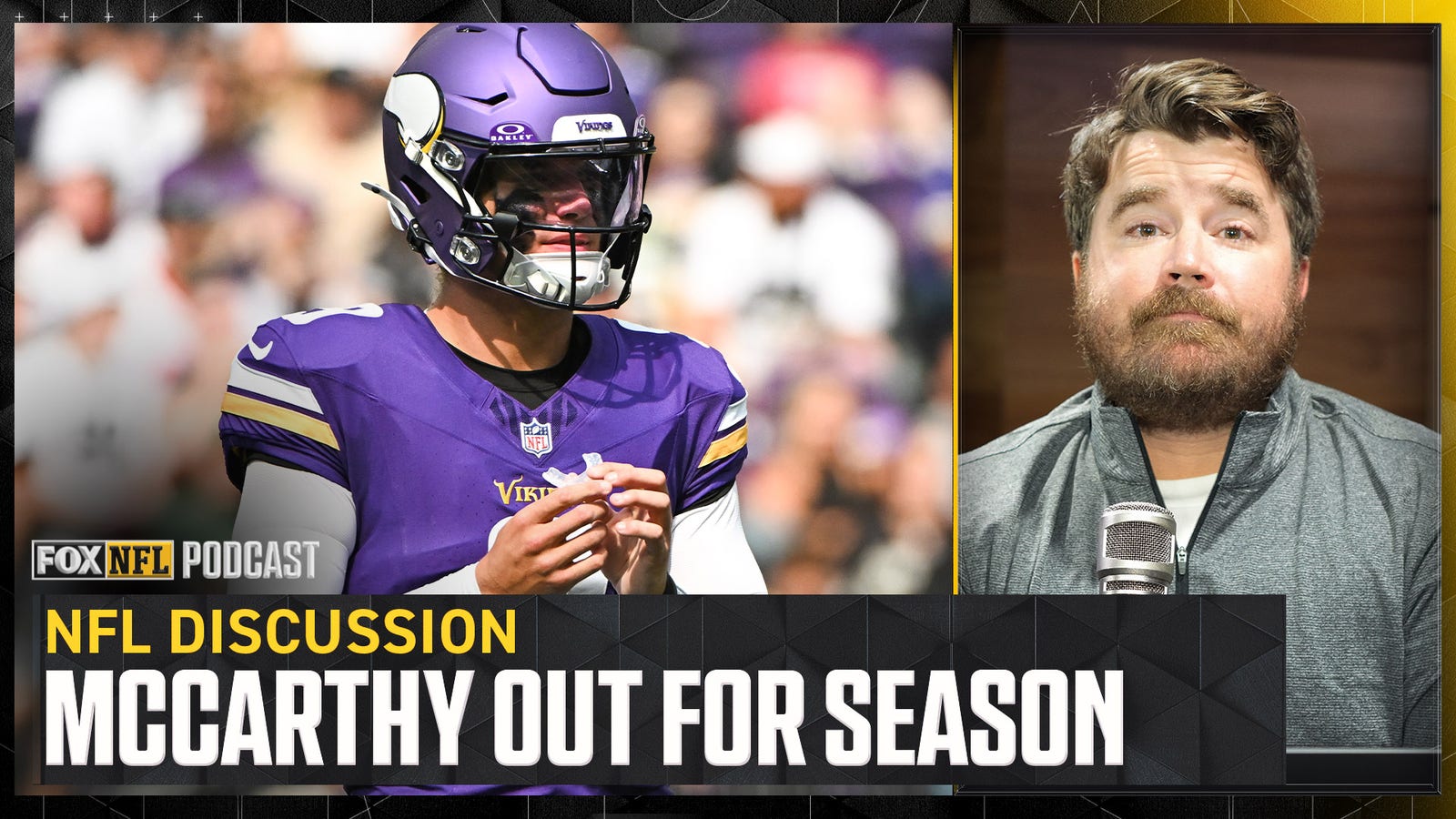 What does J.J. McCarthy's season-ending injury mean for the Vikings?