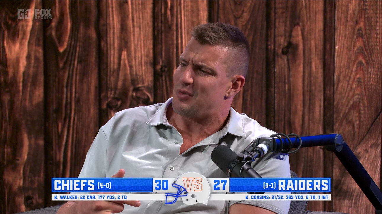 Gronk & Julian Edelman React To Chiefs' Nail-Biting Win Over The Raiders