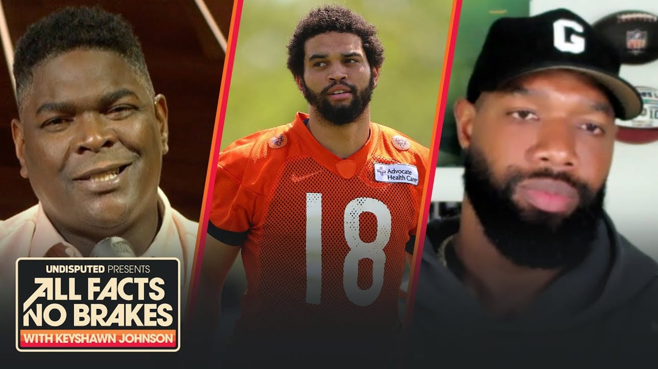 Marcedes Lewis raves about Caleb Williams & his 'Aaron Rodgers-esque' throws | All Facts No Brakes