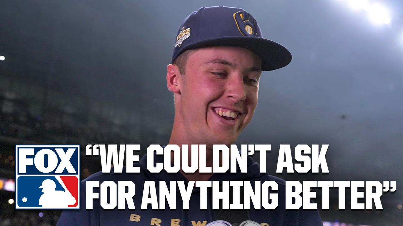 Jacob Misiorowski reacts to first World Series win, WILD ending to Game 1 of Brewers vs Rays