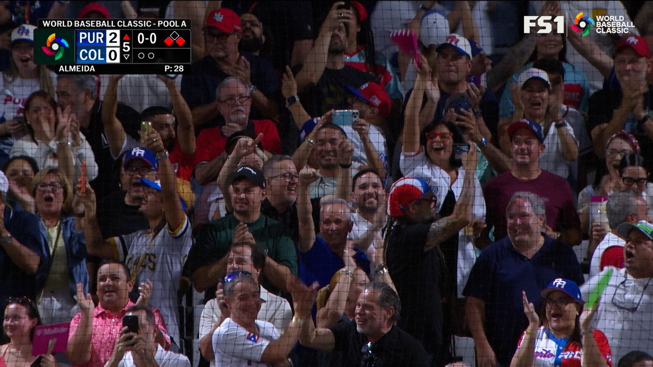 Puerto Rico scores five runs in fifth inning to take lead over Colombia