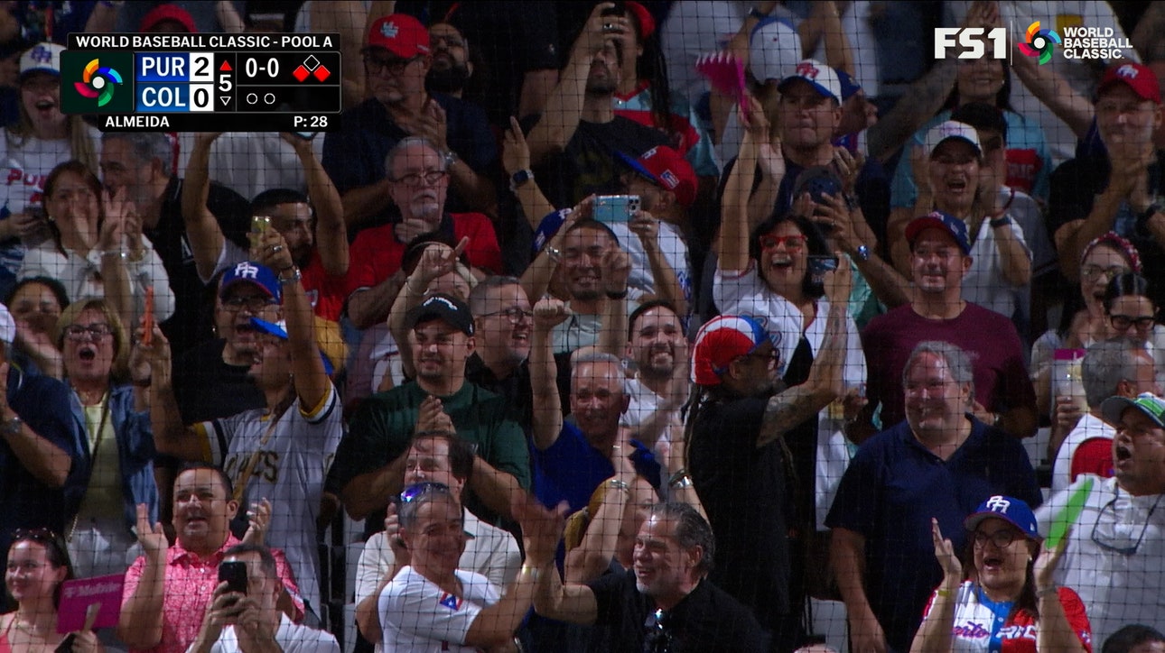 Puerto Rico scores five runs in fifth inning to take lead over Colombia
