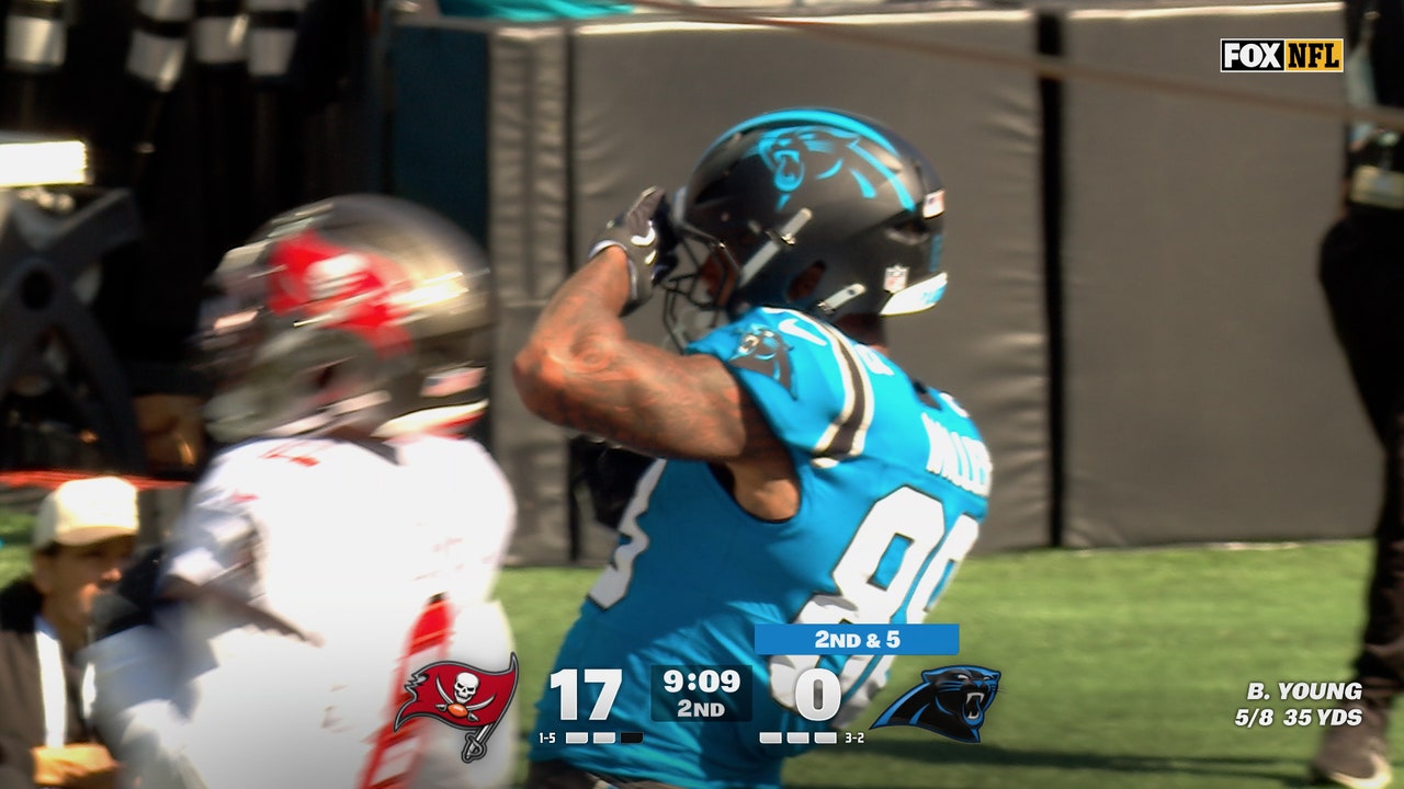 Bryce Young connects with Darren Waller for 50-yard TD, trimming Panthers' lead over Bucs | NFL Highlights