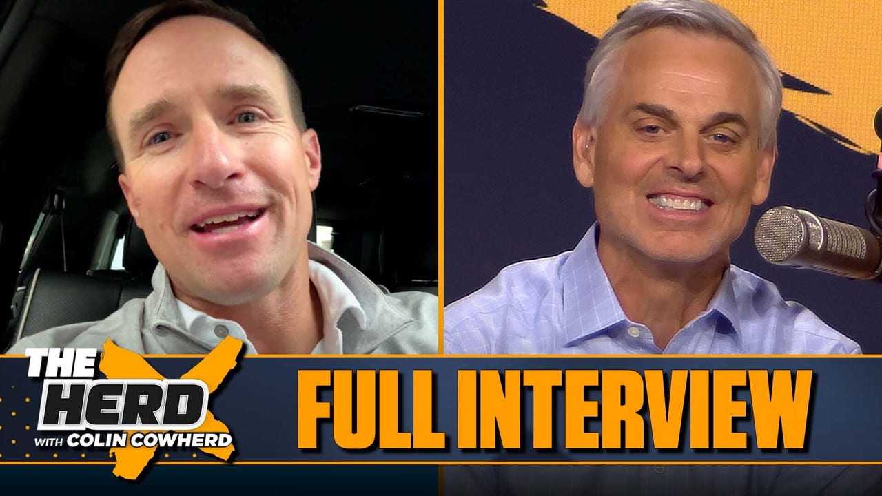 Drew Brees on being First Ballot, Caleb Williams’ future, Sam Darnold | FULL INTERVIEW | The Herd
