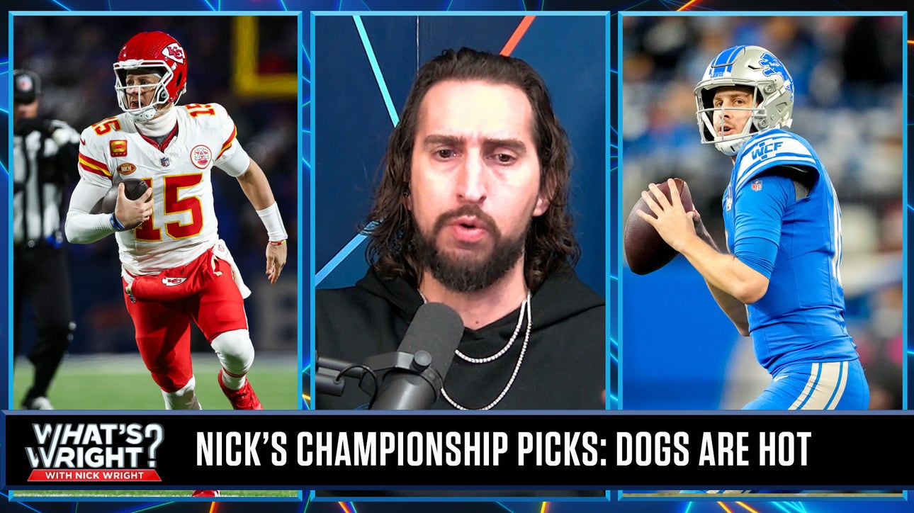 Nick's Championship Picks: Chiefs outduel and beat Ravens, Lions upset 49ers | What's Wright?