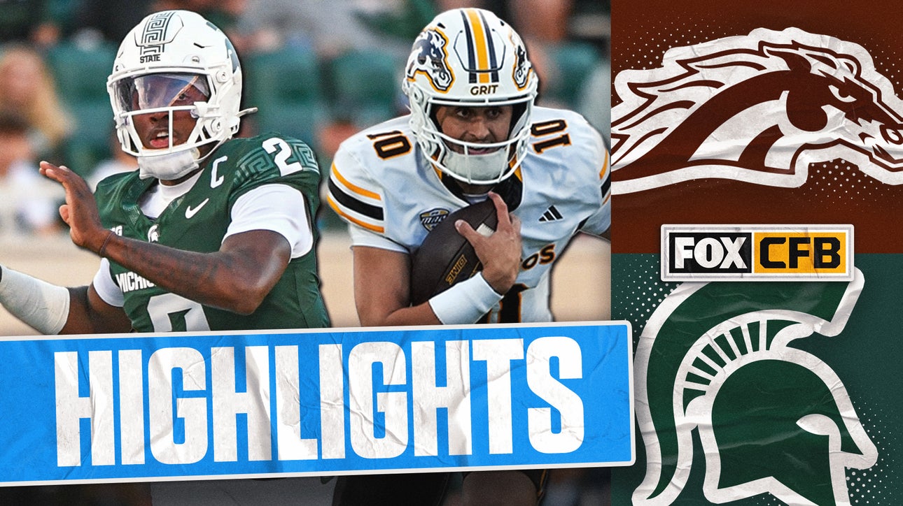 Western Michigan Broncos vs. Michigan State Spartans Highlights | FOX College Football