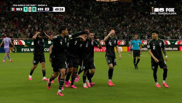 Mexico’s Luis Romo scores goal, taking lead vs South Korea | 2026 FIFA World Cup™