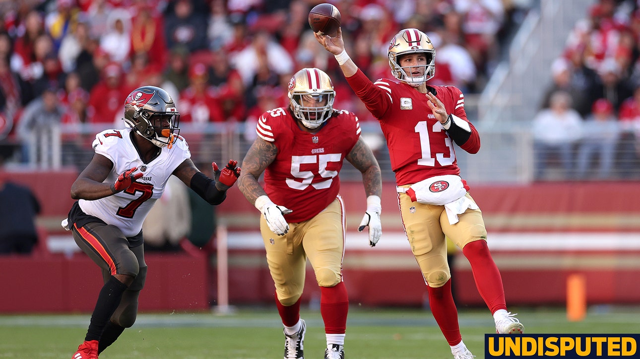 Brock Purdy 3 TDs, Perfect Passer Rating in 49ers win vs. Bucs  | UNDISPUTED
