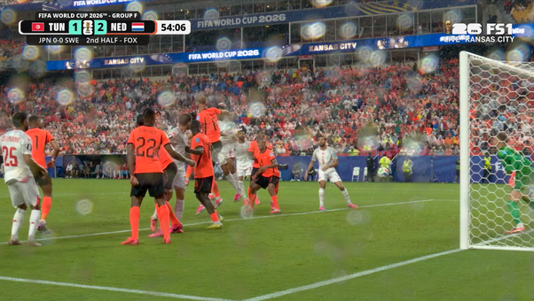 Tunisia’s Hazem Mastouri scores goal, trimming deficit vs Netherlands | 2026 FIFA World Cup™