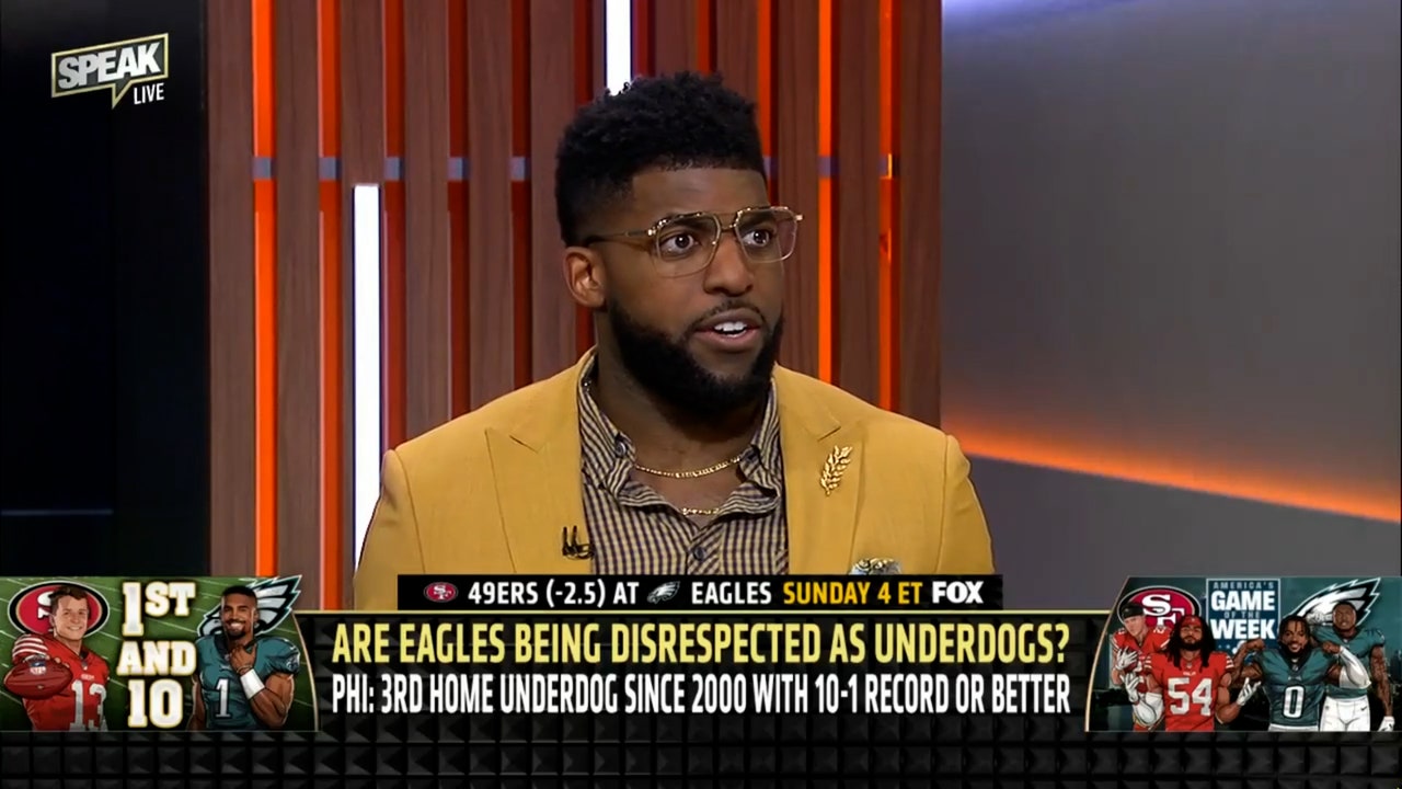 Are Eagles disrespected as (+2.5) underdogs, what can Philly prove vs. 49ers? | NFL | SPEAK