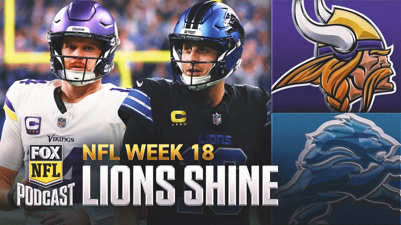 Jared Goff, Detroit Lions STIFLE Sam Darnold, Minnesota Vikings | NFL on FOX Pod