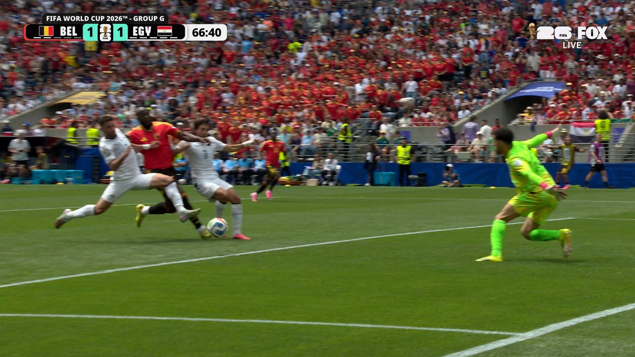 Belgium levels score through Egypt own goal after Romelu Lukaku enters game | 2026 FIFA World Cup™