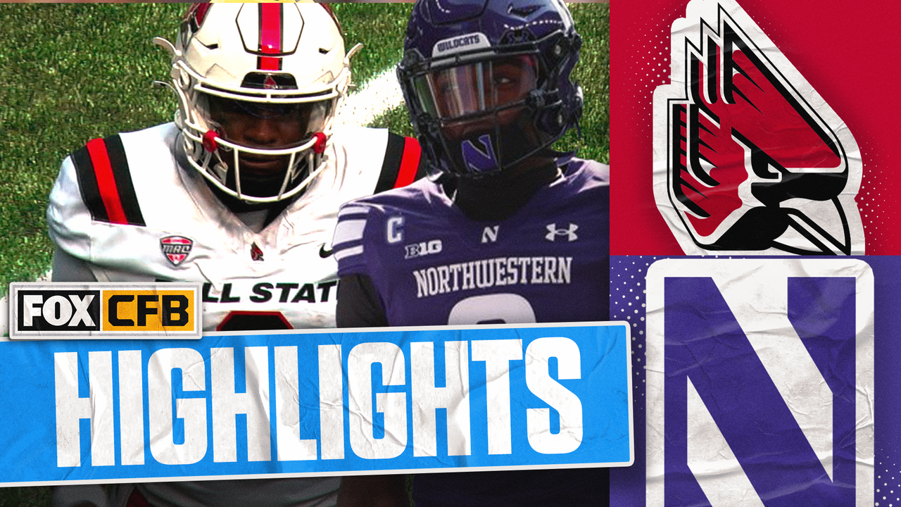 Ball State Cardinals vs Northwestern Wildcats Highlights 🏈 FOX College Football