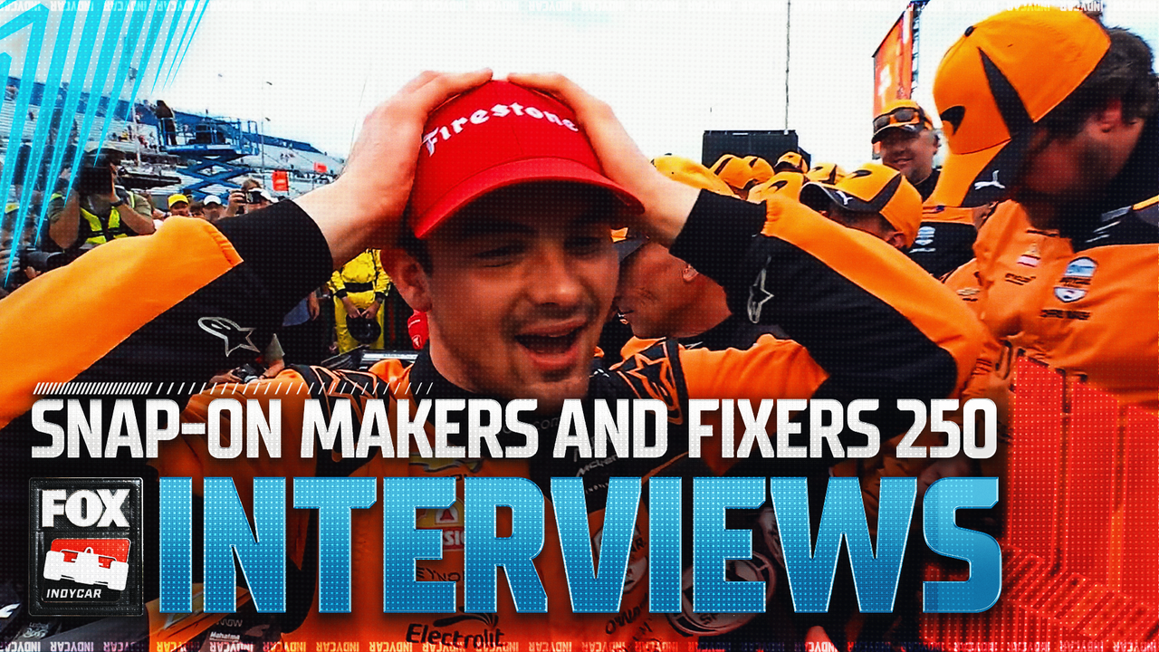 POST-RACE INTERVIEWS: Pato O'Ward and 5-time champ Alex Palou after Snap-on Makers and Fixers 250 🎤