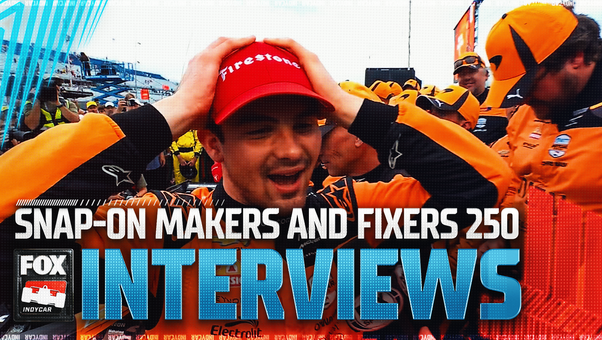 POST-RACE INTERVIEWS: Pato O'Ward and 5-time champ Alex Palou after Snap-on Makers and Fixers 250 🎤