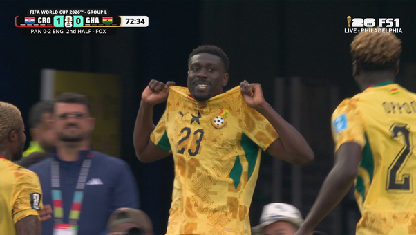 Ghana's Derrick Luckassen scores equalizer off set piece vs Croatia | 2026 FIFA World Cup™
