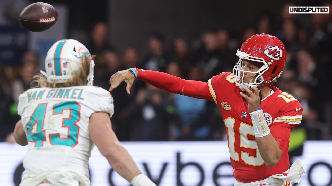 Chiefs beat Dolphins despite Mahomes being held scoreless in 2nd half | Undisputed