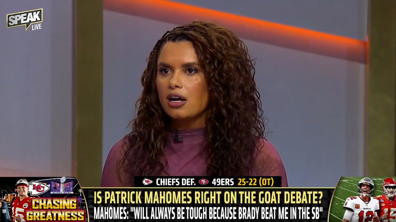 Is Patrick Mahomes right on the GOAT debate after Super Bowl LVIII win? | NFL | SPEAK