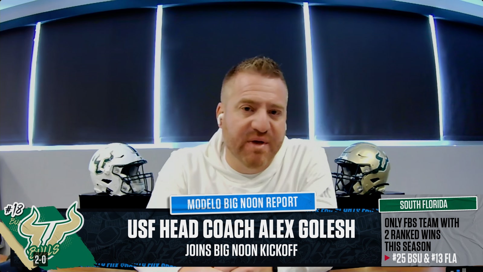 USF HC Alex Golesh on upsetting Boise State and Florida, preparation for Miami | Big Noon Kickoff