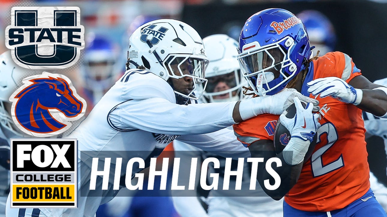 Utah State Aggies vs. No. 21 Boise State Broncos Highlights | FOX College Football 