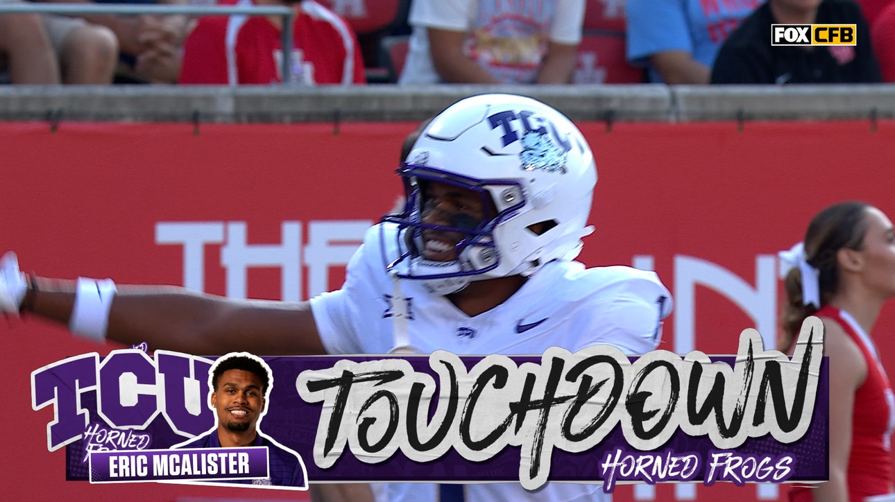 Josh Hoover finds Eric McAlister for 33-yard TD, giving TCU the lead over No. 23 Houston