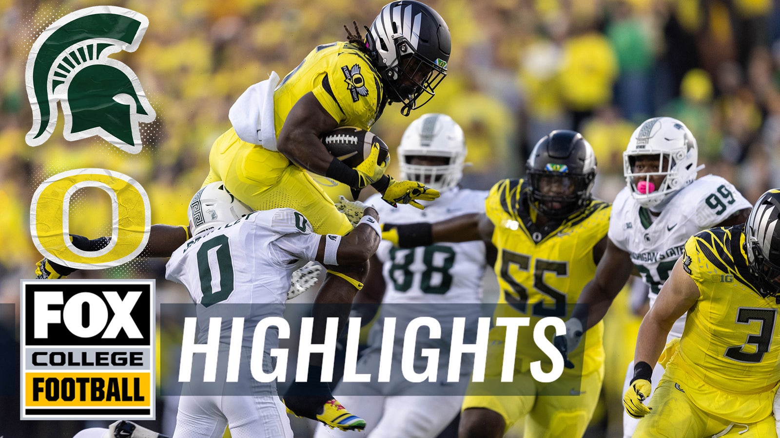 Michigan State Spartans vs. No. 6 Oregon Ducks highlights