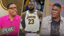 Keyshawn & Paul react to LeBron James take: NBA Players can transition to Football easier than NFL players to Basketball | Speak