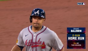 Drake Baldwin blasts two-run home run, extending Braves' lead over Red Sox