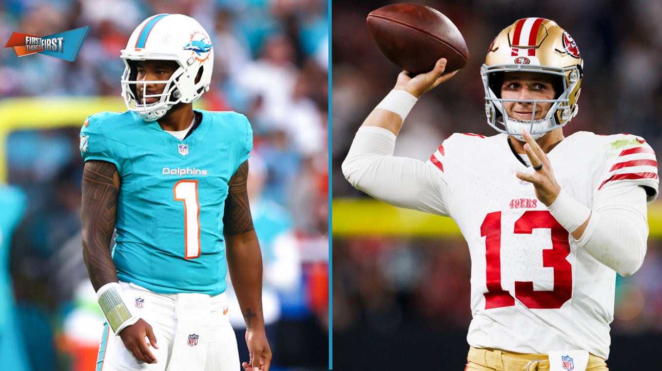 Kevin Wildes is rocking with the 49ers over Dolphins in Super Bowl LIX | First Things First