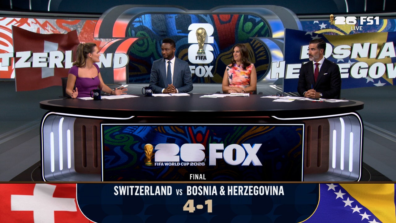 INSTANT REACTION 🚨 Switzerland defeats Bosnia and Herzegovina 4-1 | 2026 FIFA World Cup™ 