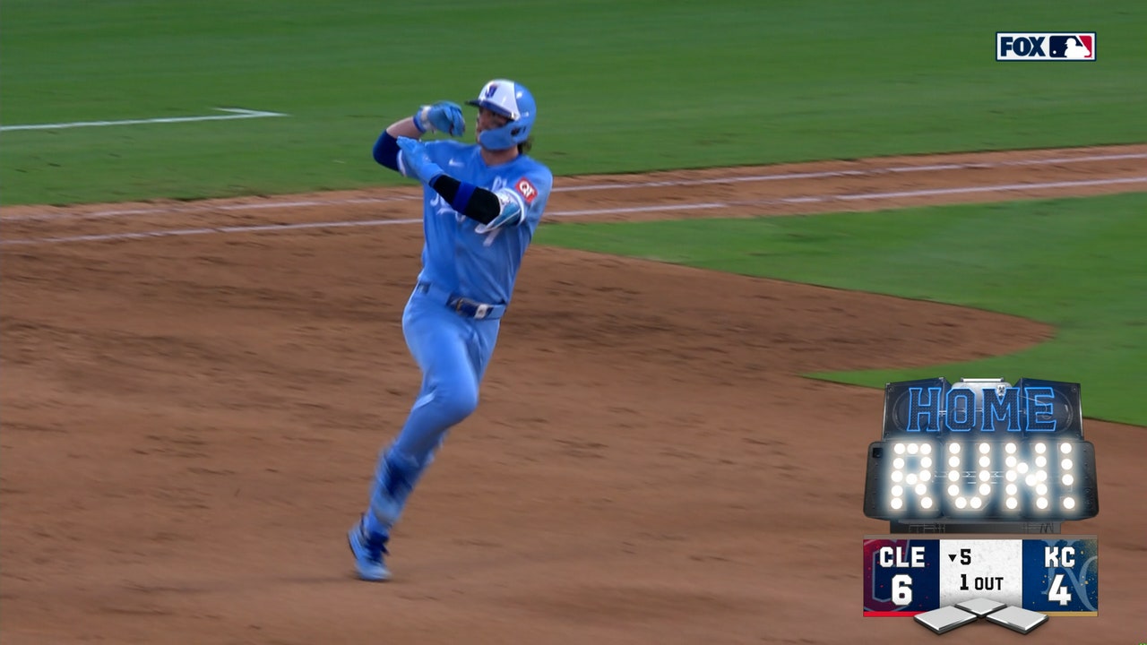 Bobby Witt crushes two-run homer, cutting Royals' deficit vs. Guardians