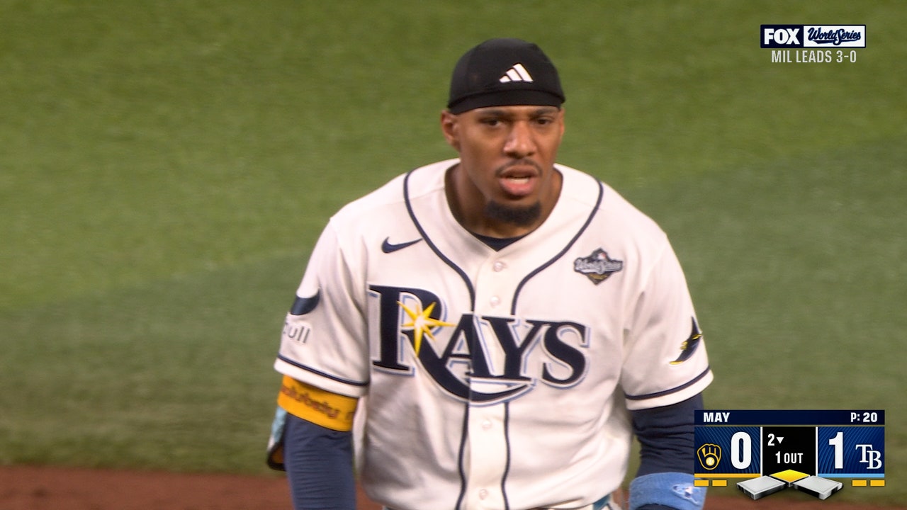 Chandler Simpson’s Double Drives In One Run To Give Rays The Early Lead vs Brewers