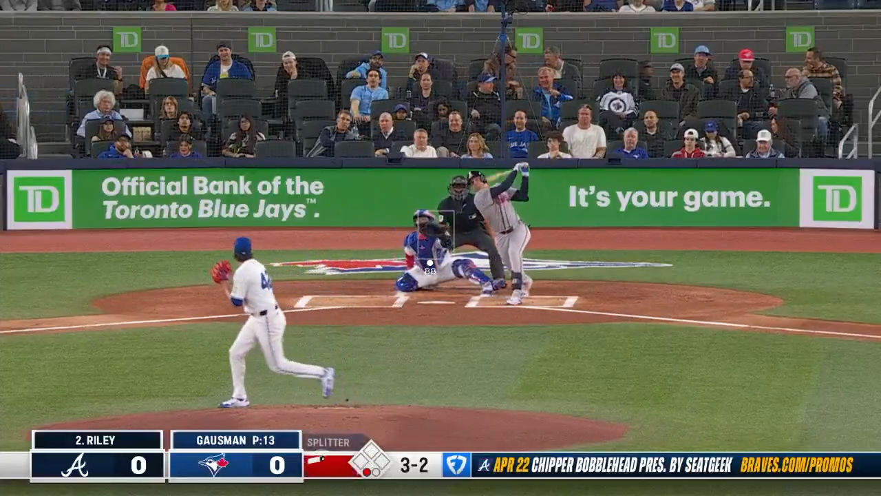 Austin Riley belts a solo homer as Braves strike first vs. Blue Jays