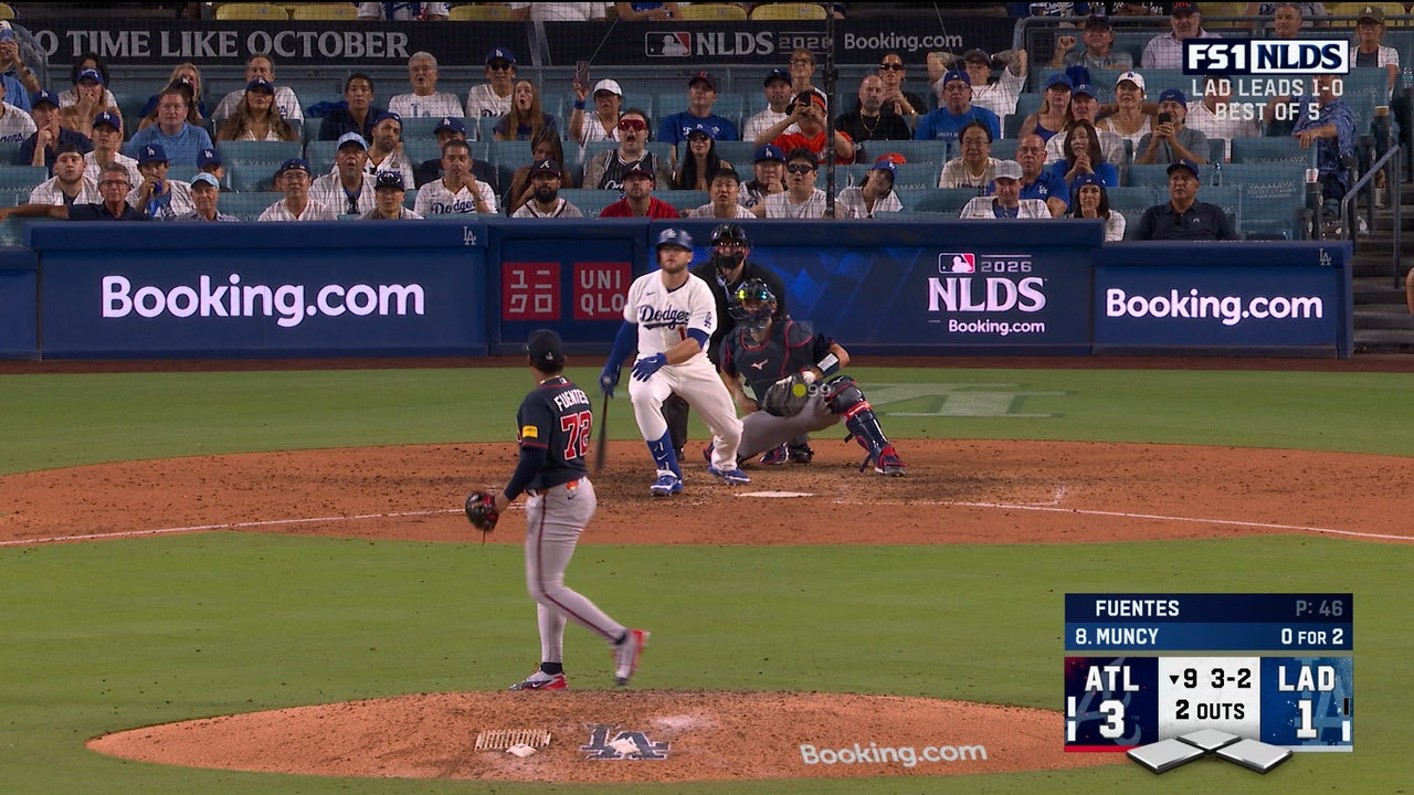 Max Muncy crushes solo home run, trimming Dodgers' deficit vs Braves
