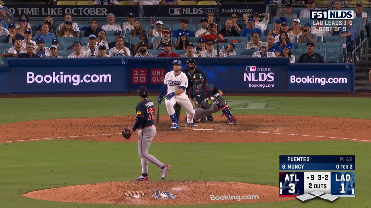 Max Muncy crushes solo home run, trimming Dodgers' deficit vs Braves