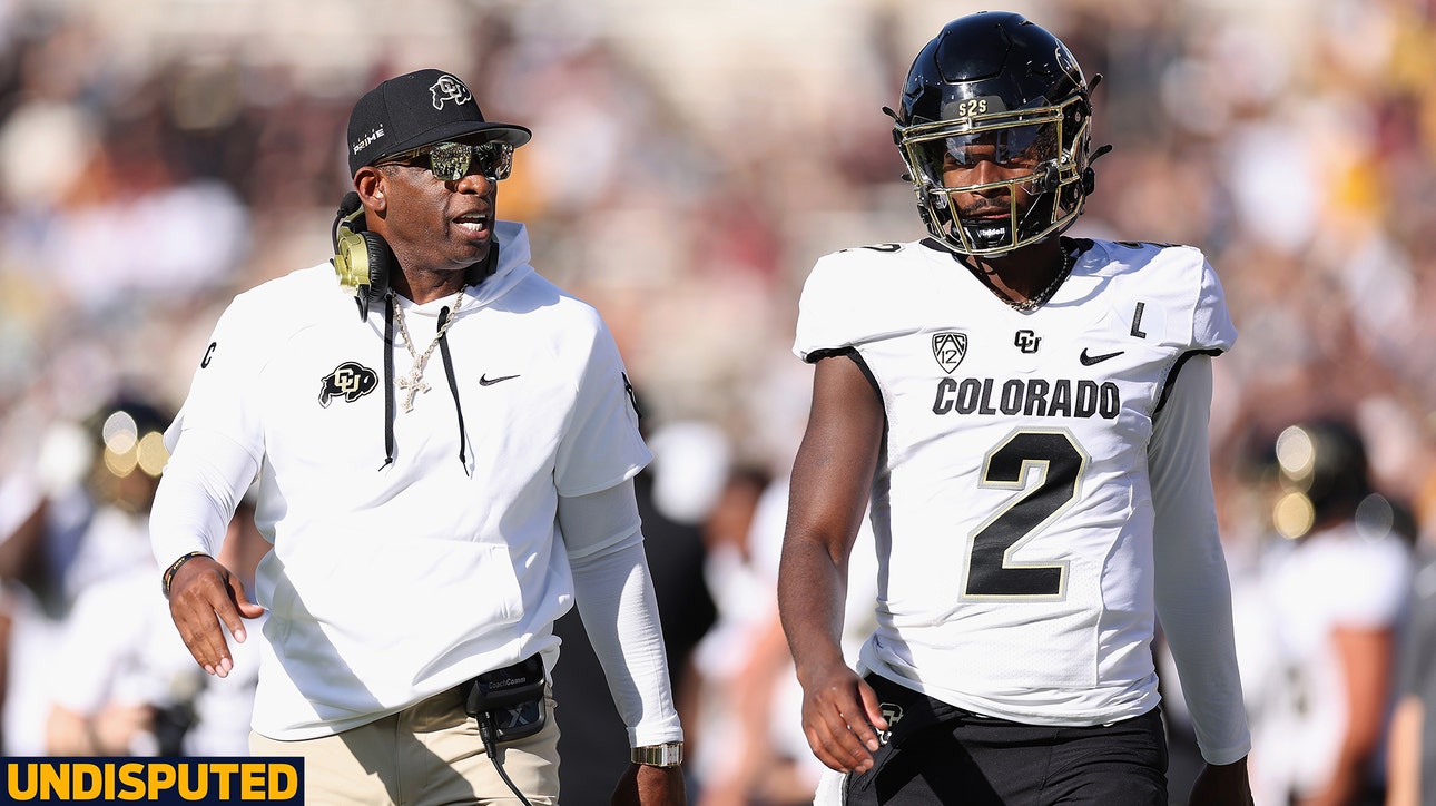 Coach Prime embraces Shedeur Sanders’ watch celebration | Undisputed