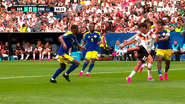 Nathaniel Brown scores Germany’s fifth goal against Curaçao  | 2026 FIFA World Cup™