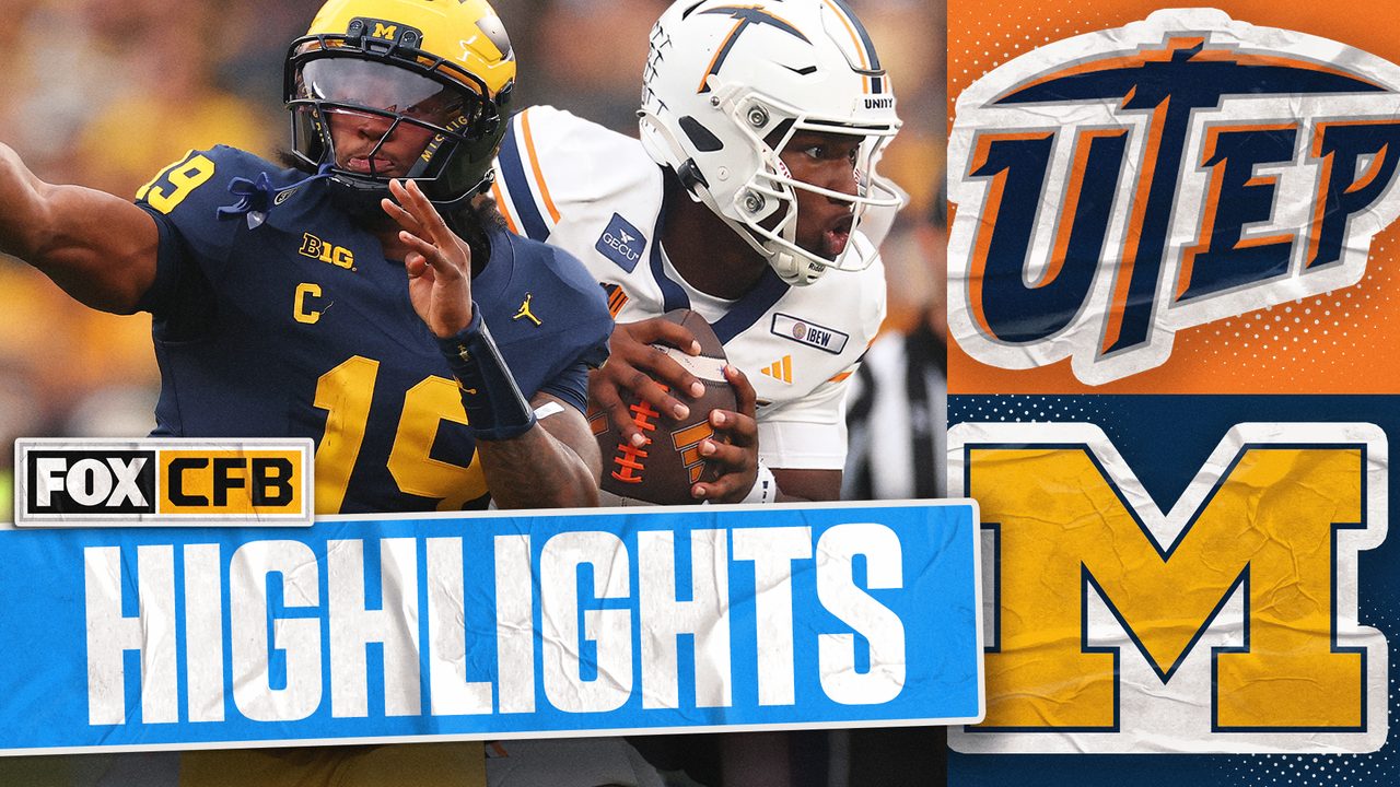 UTEP Miners vs No. 19 Michigan Wolverines Highlights 🏈 FOX College Football