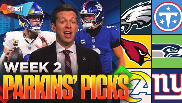 Eagles ‘on shutout watch’ vs. Titans, Can the Giants upset the Rams on Parkins’ Week 2 Picks? | FTF