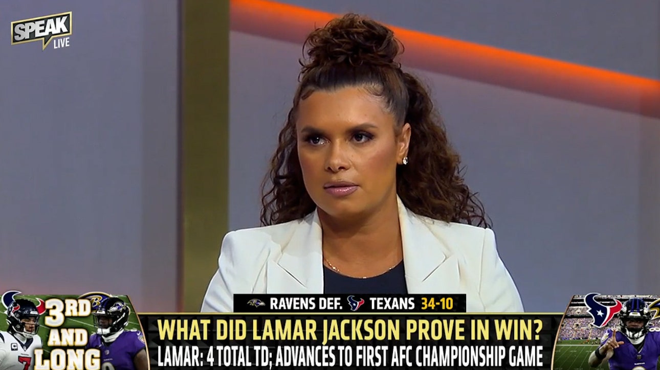 What did Lamar Jackson prove in Ravens 34-10 win vs. Texans? | NFL | SPEAK 