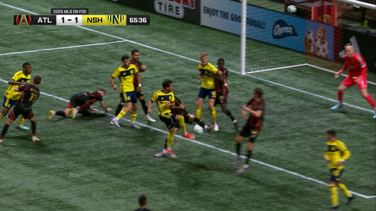 Nashville's Daniel Lovitz scores the equalizer vs. Atlanta